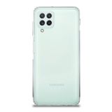 KZY İletişim Samsung Galaxy M22 Tıpalı Kamera Korumalı Şeffaf Premier Kılıf