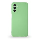 KZY İLETİŞİM Samsung Galaxy M23 ile Uyumlu Kapak İçi Kadife Kamera Korumalı Lansman Silikon Kılıf - Açık Yeşil