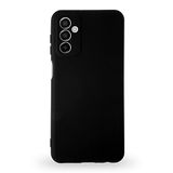KZY İLETİŞİM Samsung Galaxy M23 ile Uyumlu Kapak İçi Kadife Kamera Korumalı Lansman Silikon Kılıf - Siyah