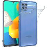 KZY İletişim Samsung Galaxy M32 ile Uyumlu Kapak 1mm Süper Silikon Şeffaf Kılıf