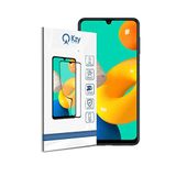 KZY İLETİŞİM Samsung Galaxy M32 ile uyumlu Tam Kaplayan Fiber Nano Ekran Koruyucu Cam