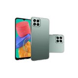KZY İLETİŞİM Samsung Galaxy M33 ile uyumlu Kapak Kamera Korumalı Süper Silikon Şeffaf Kılıf