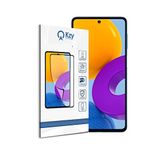 KZY İLETİŞİM Samsung Galaxy M52 ile uyumlu Tam Kaplayan Fiber Nano Ekran Koruyucu Cam