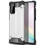 KZY İletişim-Samsung Galaxy Note 20 ile Uyumlu Kapak Çift Katmanlı Zırh Tank Kılıf - Gri (GRİ)