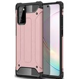 KZY İletişim-Samsung Galaxy Note 20 ile Uyumlu Kapak Çift Katmanlı Zırh Tank Kılıf - Rose Gold (ROSE GOLD)