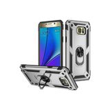 KZY İletişim Samsung Galaxy Note 5 ile Uyumlu Kapak Military Yüzüklü Stantlı Panzer Tank Kılıf - Gri