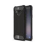 KZY İletişim-Samsung Galaxy Note 9 ile Uyumlu Kapak Çift Katmanlı Zırh Tank Kılıf - Siyah (SİYAH)