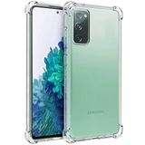KZY İletişim Samsung Galaxy S20 FE ile uyumlu ile Uyumlu Kapak Şeffaf Airbag Antishock Köşe Korumalı Silikon Kılıf