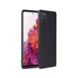 KZY İLETİŞİM Samsung Galaxy S20 FE ile uyumlu Kapak Mat Siyah Silikon Lux Kılıf