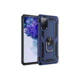 KZY İletişim Samsung Galaxy S20 FE ile Uyumlu Kapak Military Yüzüklü Stantlı Panzer Tank Kılıf - Lacivert