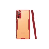 KZY İletişim Samsung Galaxy S20 FE ile Uyumlu Kılıf Kamera Korumalı Colorful Kapak - Kırmızı