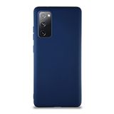 KZY İletişim Samsung Galaxy S20 FE ile Uyumlu Kılıf Soft Premier Renkli Silikon Kapak - Lacivert