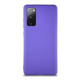 KZY İletişim Samsung Galaxy S20 FE ile Uyumlu Kılıf Soft Premier Renkli Silikon Kapak - Mor