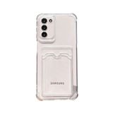 KZY İletişim Samsung Galaxy S20 FE Kapak Kamera Korumalı Kartlıklı Darbe Emici Özellikli Şeffaf Silikon Kılıf