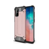 KZY İletişim-Samsung Galaxy S20 Plus ile Uyumlu Kapak Çift Katmanlı Zırh Tank Kılıf - Rose Gold (ROSE GOLD)