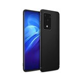 KZY İLETİŞİM Samsung Galaxy S20 Ultra ile uyumlu Kapak Mat Siyah Silikon Lux Kılıf
