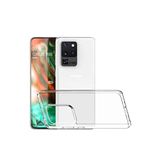 KZY İLETİŞİM Samsung Galaxy S20 Ultra ile uyumlu Kapak Sert Silikon Şeffaf Kılıf
