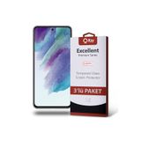 KZY İletişim Samsung Galaxy S21 Fe Uyumlu Temperli Ekran Koruyucu Kırılmaz Cam Ekonomik 3'lü Paket