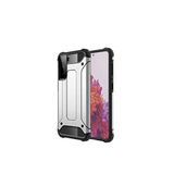 KZY İletişim- Samsung Galaxy S21 Plus ile Uyumlu Kapak Çift Katmanlı Zırh Tank Kılıf - Gri (GRİ)
