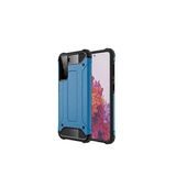 KZY İletişim- Samsung Galaxy S21 Plus ile Uyumlu Kapak Çift Katmanlı Zırh Tank Kılıf - Mavi (MAVİ)