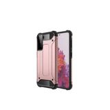 KZY İletişim- Samsung Galaxy S21 Plus ile Uyumlu Kapak Çift Katmanlı Zırh Tank Kılıf - Rose Gold (ROSE GOLD)