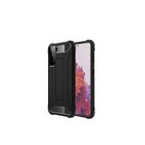 KZY İletişim- Samsung Galaxy S21 Plus ile Uyumlu Kapak Çift Katmanlı Zırh Tank Kılıf - Siyah (SİYAH)
