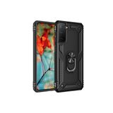 KZY İletişim Samsung Galaxy S21 Plus ile Uyumlu Kapak Military Yüzüklü Stantlı Panzer Tank Kılıf - Siyah