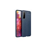 KZY İletişim-Samsung Galaxy S21 Plus ile Uyumlu Kılıf Darbe Korumalı Deri Görünümlü Silikon Arka Kapak - Lacivert (Lacivert)