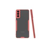 KZY İletişim Samsung Galaxy S21 Plus ile Uyumlu Kılıf Kamera Korumalı Colorful Kapak - Pembe
