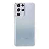 KZY İLETİŞİM Samsung Galaxy S21 Ultra Uyumlu ile uyumlu Kapak 1mm Şeffaf Silikon Kılıf