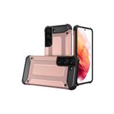 KZY İletişim-Samsung Galaxy S22 Plus ile Uyumlu Kapak Çift Katmanlı Zırh Tank Kılıf - Rose Gold (Rose Gold)