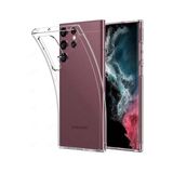 KZY İletişim Samsung Galaxy S22 Ultra ile Uyumlu Kapak 1mm Süper Silikon Şeffaf Kılıf