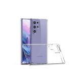 KZY İLETİŞİM Samsung Galaxy S22 Ultra ile uyumlu Kapak Şeffaf Sert Silikon Kılıf