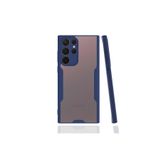 KZY İletişim Samsung Galaxy S22 Ultra ile Uyumlu Kılıf Kamera Korumalı Colorful Kapak - Lacivert