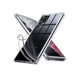 KZY İletişim Samsung Galaxy S23 Ultra ile Uyumlu Kapak 1mm Süper Silikon Şeffaf Kılıf