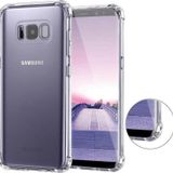KZY İletişim Samsung Galaxy S8 Plus Şeffaf Airbag Antishock Köşe Korumalı Silikon Kılıf