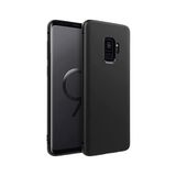 KZY İLETİŞİM Samsung Galaxy S9 ile uyumlu Kapak Mat Siyah Silikon Lux Kılıf