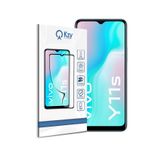 KZY İLETİŞİM Vivo Y11S ile uyumlu Tam Kaplayan Fiber Nano Ekran Koruyucu Cam