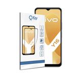 KZY İletişim Vivo Y16 ile Uyumlu Tam Kaplayan Fiber Nano Ekran Koruyucu Cam
