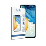 KZY İLETİŞİM Vivo Y70 ile uyumlu Tam Kaplayan Fiber Nano Ekran Koruyucu Cam
