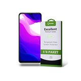 KZY İLETİŞİM Xiaomi Mi 10 Lite ile uyumlu Temperli Ekran Koruyucu Kırılmaz Cam Ekonomik 5'li Paket