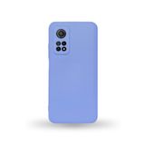 KZY İletişim Xiaomi Mİ 10T ile Uyumlu Kapak Kamera Korumalı Içi Kadife Lansman Silikon Kılıf - Lila