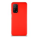 KZY İletişim Xiaomi Mi 10T ile Uyumlu Kılıf Soft Premier Renkli Silikon Kapak - Kırmızı