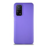 KZY İletişim Xiaomi Mi 10T ile Uyumlu Kılıf Soft Premier Renkli Silikon Kapak - Mor