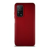 KZY İletişim Xiaomi Mi 10T ile Uyumlu Kılıf Soft Premier Renkli Silikon Kapak - Mürdüm