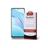 KZY İLETİŞİM Xiaomi Mi 10t Lite ile uyumlu Temperli Ekran Koruyucu Kırılmaz Cam Ekonomik 3'lü Paket