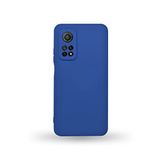 KZY İletişim Xiaomi Mİ 10T Pro ile Uyumlu Kapak Kamera Korumalı Içi Kadife Lansman Silikon Kılıf - Lacivert