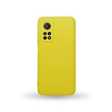 KZY İletişim Xiaomi Mİ 10T Pro ile Uyumlu Kapak Kamera Korumalı Içi Kadife Lansman Silikon Kılıf - Sarı