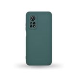 KZY İletişim Xiaomi Mİ 10T Pro ile Uyumlu Kapak Kamera Korumalı Içi Kadife Lansman Silikon Kılıf - Yeşil