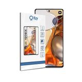 KZY İLETİŞİM Xiaomi Mi 11T Pro ile uyumlu Tam Kaplayan Fiber Nano Ekran Koruyucu Cam